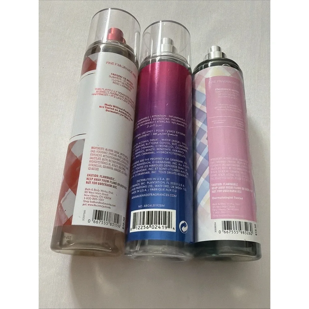 Bath & Body Works lot three